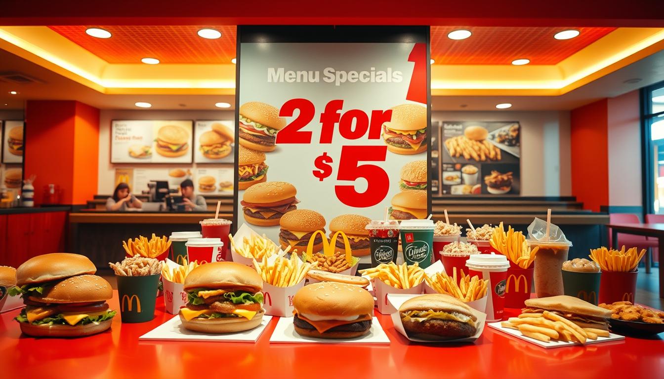 McDonald's Menu Specials 2 for $5