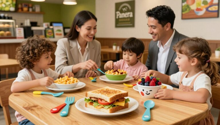 panera bread kids menu