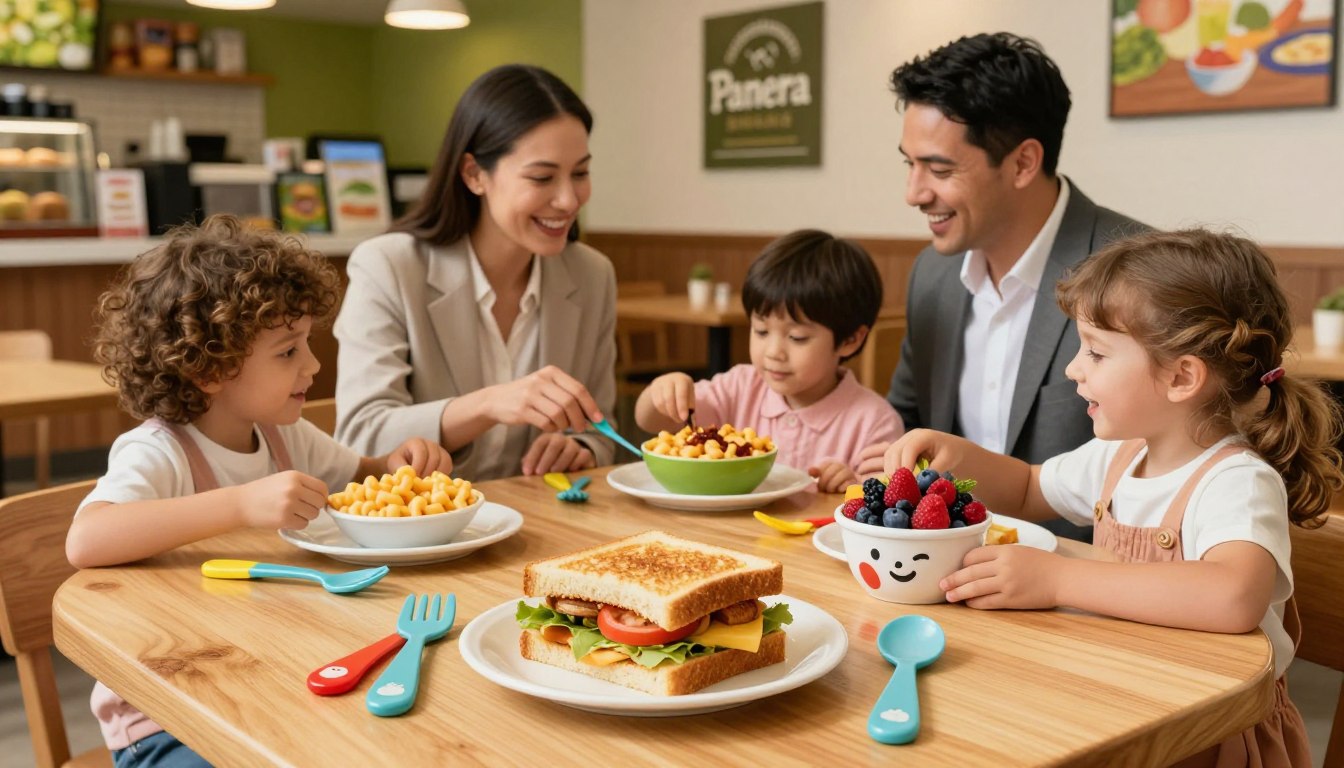 panera bread kids menu