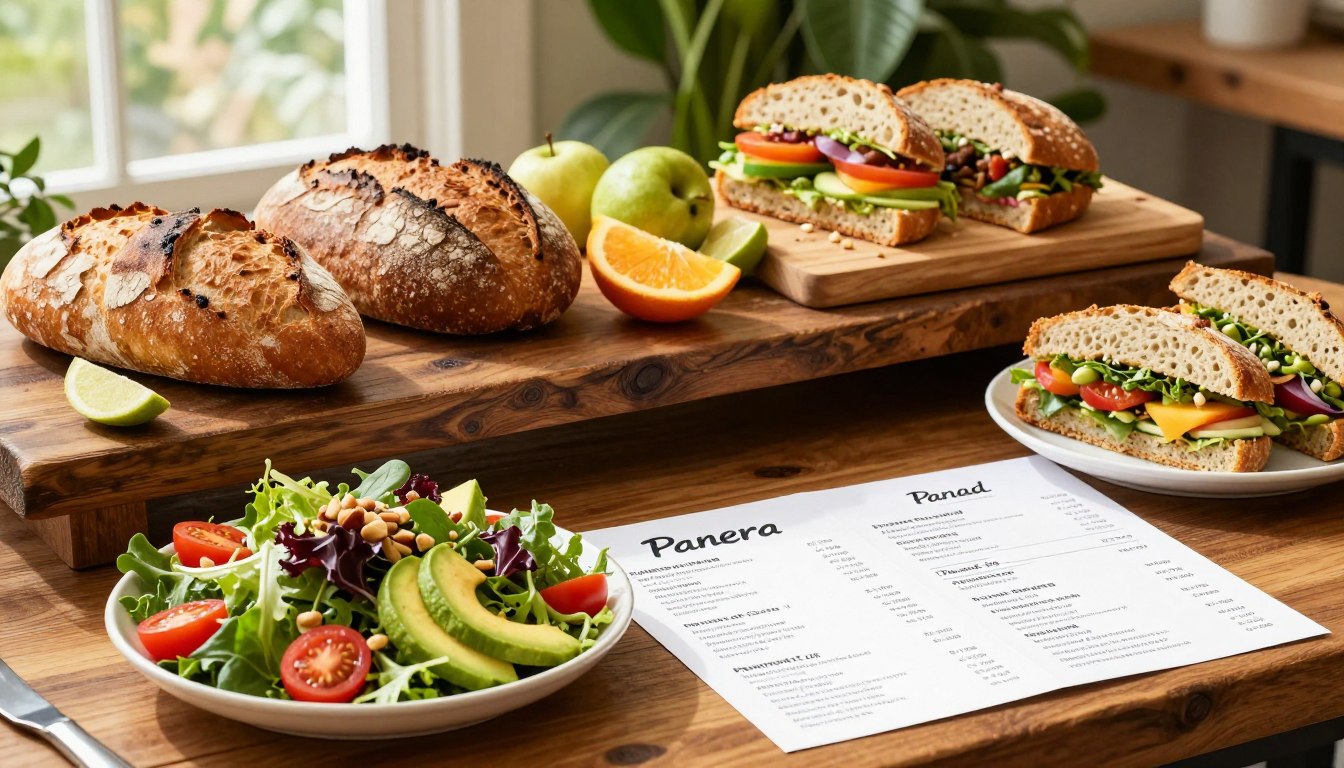 panera bread lunch menu