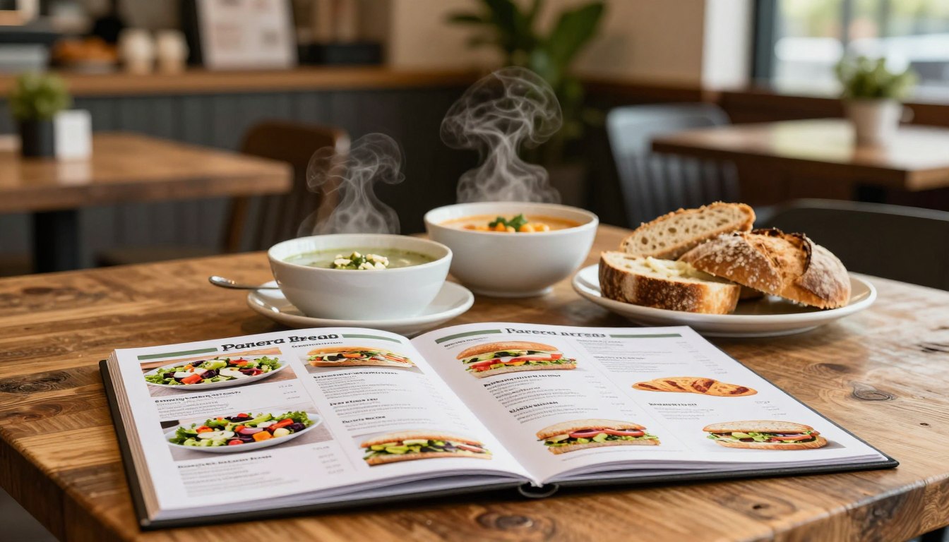 panera bread menu
