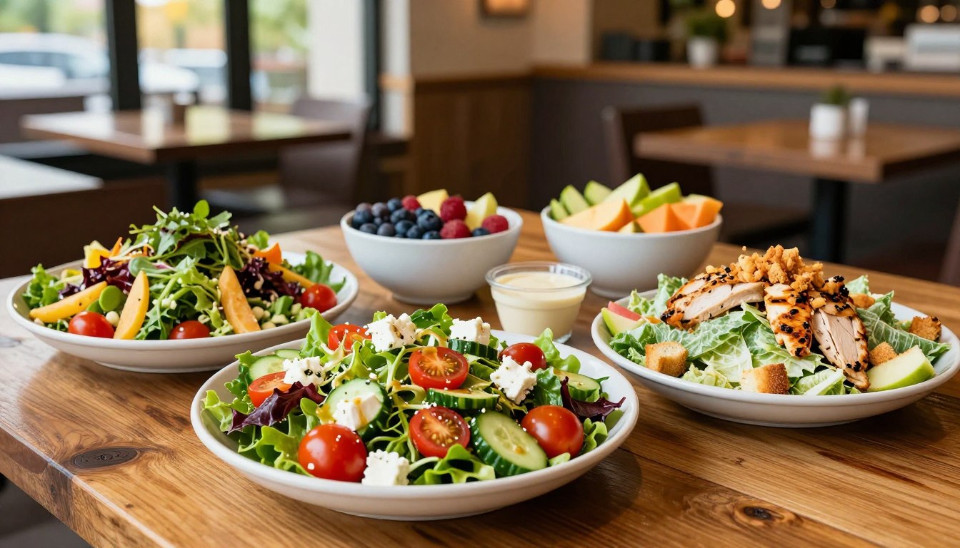 panera bread salad menu
