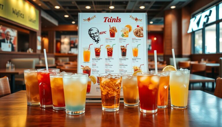 KFC Drinks Menu