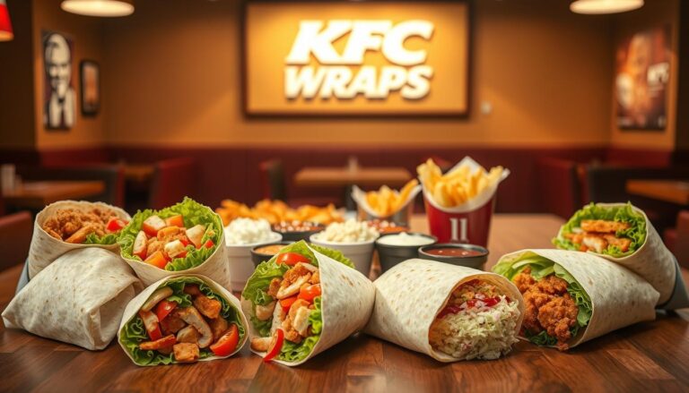 KFC Wraps Menu