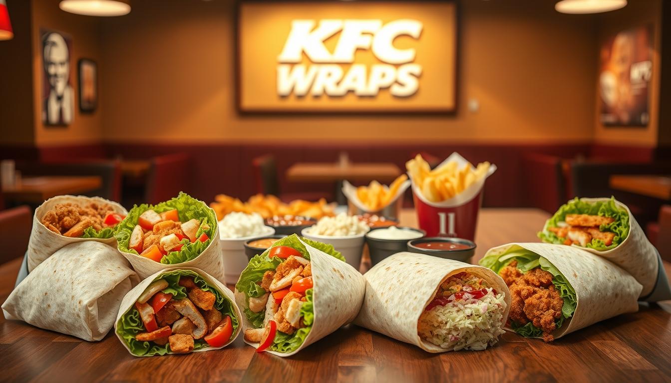 KFC Wraps Menu