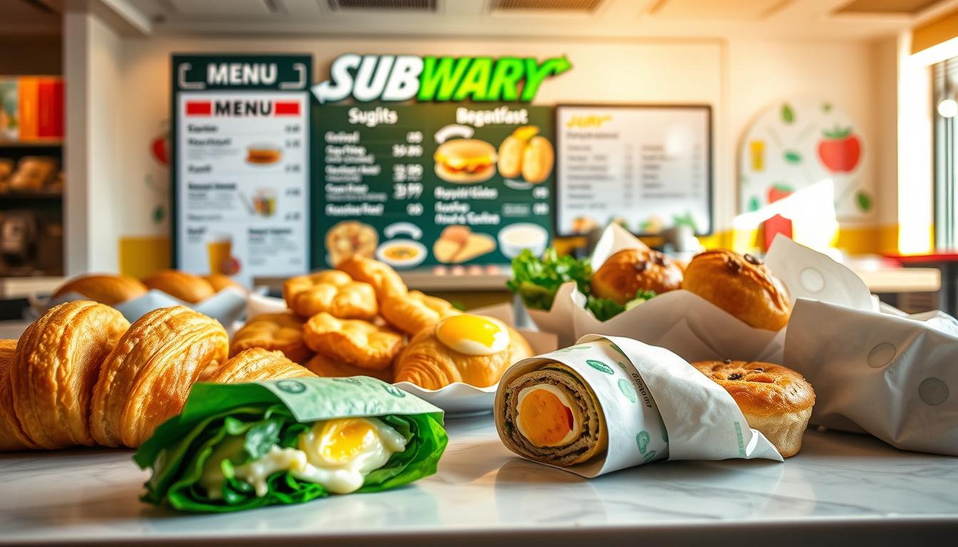 subway breakfast menu