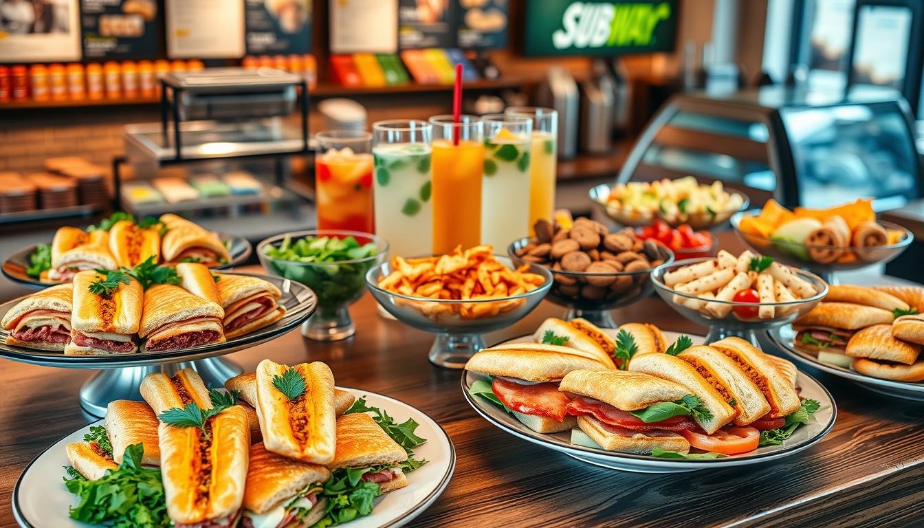 subway catering menu