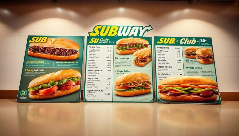 subway classic menu