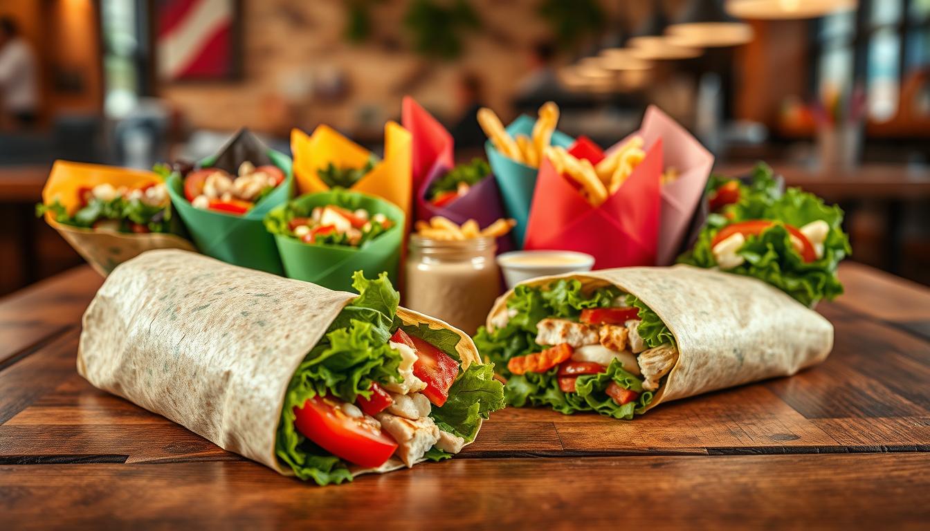 subway wraps menu